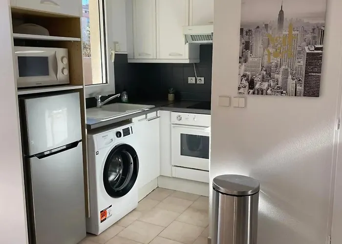 Appartement D'une A A 300 M De La Avec Vue Sur La Piscine Partagee Et Balcon Fréjus